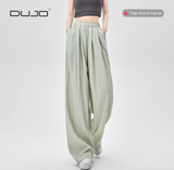  Quần Linen Ice Silk Ống Rộng – Mát Lạnh & Thoải Mái 