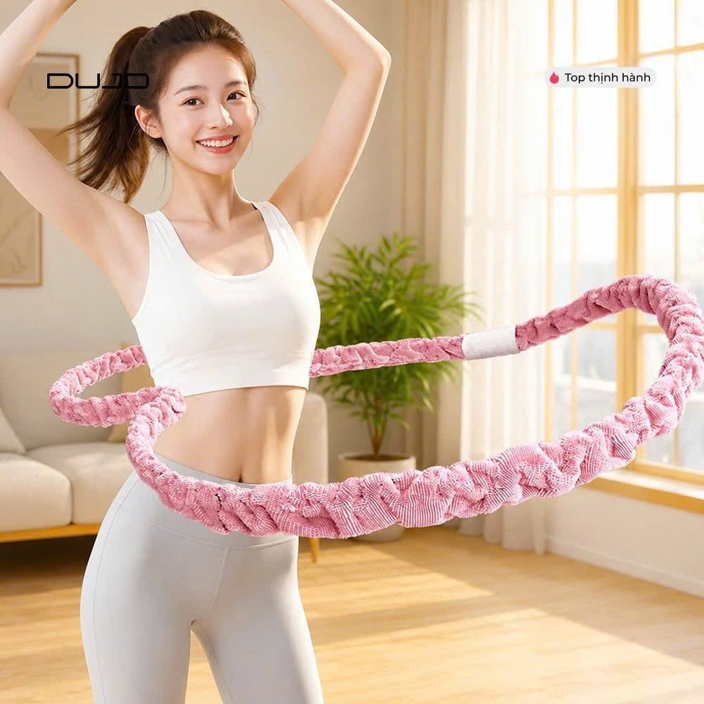  Vòng Lắc Eo Bọc Flannel Cao Cấp 