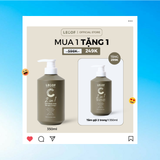  [SIÊU SALES MÙA HÈ - MUA 1 TẶNG 1] Sữa tắm gội 2 trong 1 nam LECOF hỗ trợ trị mụn lưng, dưỡng ẩm 350ml 