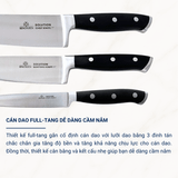  Bộ 03 Dao Nhà Bếp Benchusch Solution Series Cắt Thái Đa Năng - Thép Không Gỉ - Cán Nhựa - Chống Trơn Trượt 