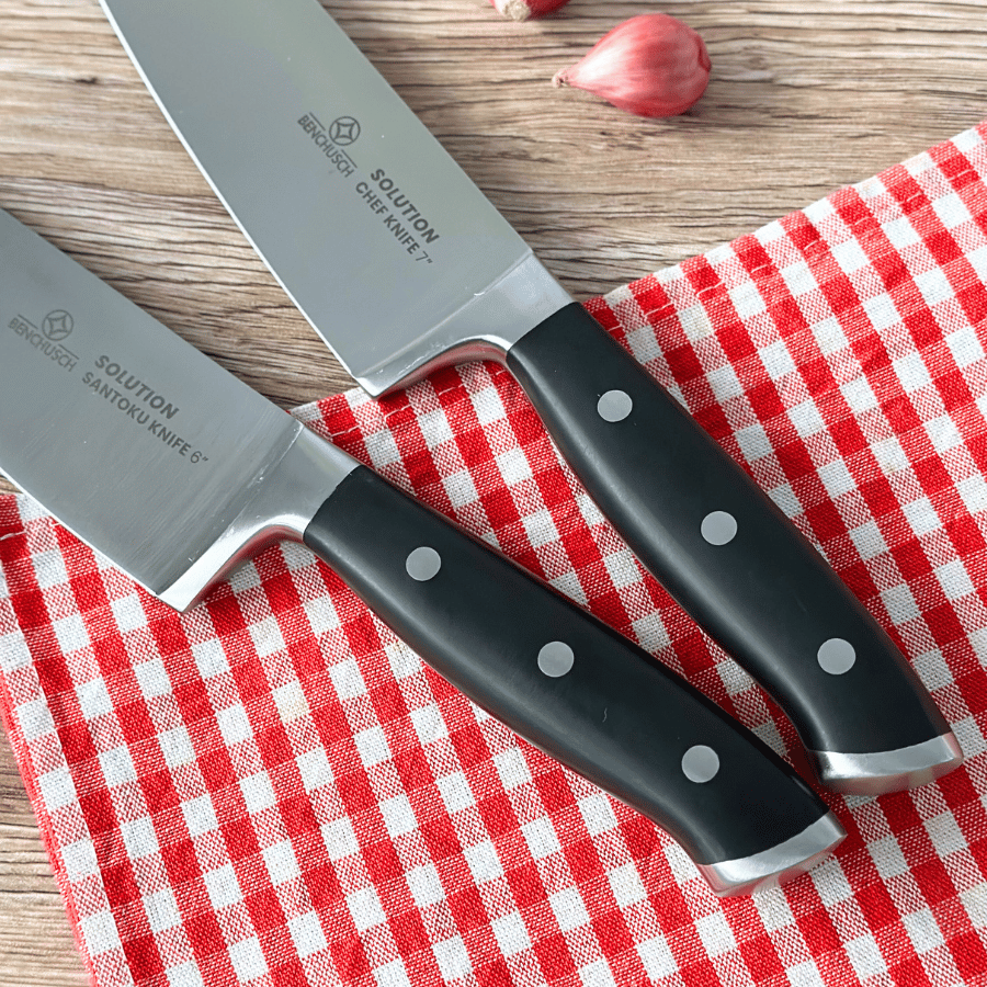  Bộ 02 Dao Nhà Bếp Benchusch Solution Series - Dao Đầu Bếp 7 Inch & Dao Santoku 6 Inch 