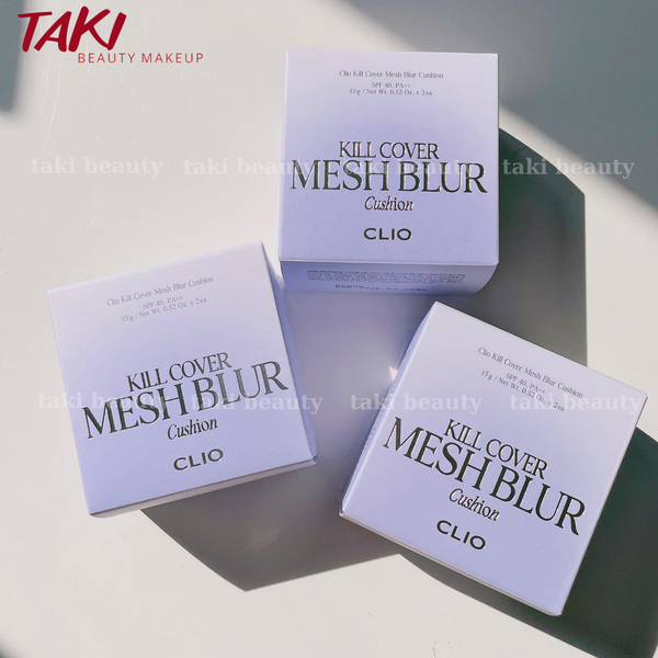 [ MỚI ] Phấn Nước Mịn Lì, Che Phủ Lỗ Chân Lông Clio Kill Cover Mesh Blur Cushion Kèm Lõi Refill (15gx2)