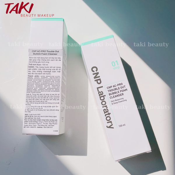 [TEM LG] Sữa Rửa Mặt Dạng Bọt CNP Ac-Pro Bubble Foam Cleanser 150ml