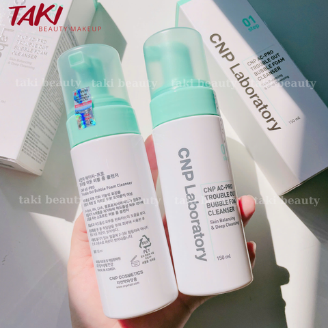 [TEM LG] Sữa Rửa Mặt Dạng Bọt CNP Ac-Pro Bubble Foam Cleanser 150ml