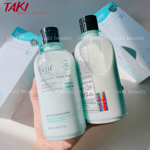 [ Tem LG ] Nước Hoa Hồng Belif Aqua Bomb Frozen 300ml - 52102572