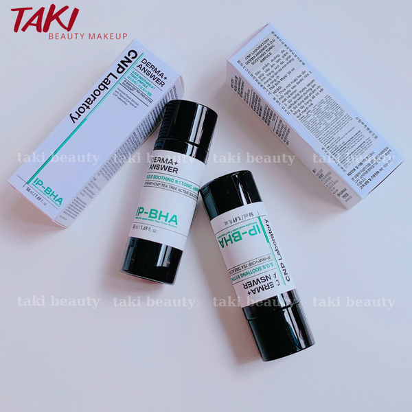 Tẩy tế Bào Chết IP- BHA CNP Laboratory Derma+ Answer S.O.S Soothing 9:1 Tonic Ampule 50ml - 200ml