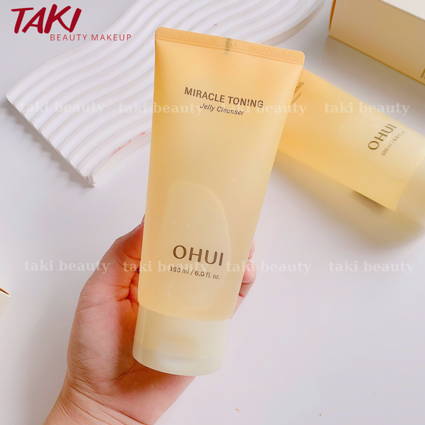 Sữa Rửa Mặt Ohui Miracle Toning Jelly Cleanser 180ml