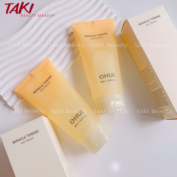 Sữa Rửa Mặt Ohui Miracle Toning Jelly Cleanser 180ml