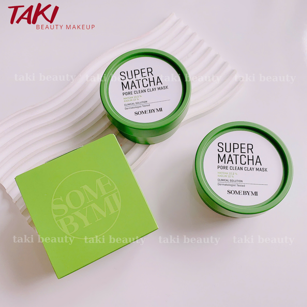 Mặt Nạ Đất Sét Some By Mi Trà Xanh Super Matcha Pore Clean Clay Mask 100g
