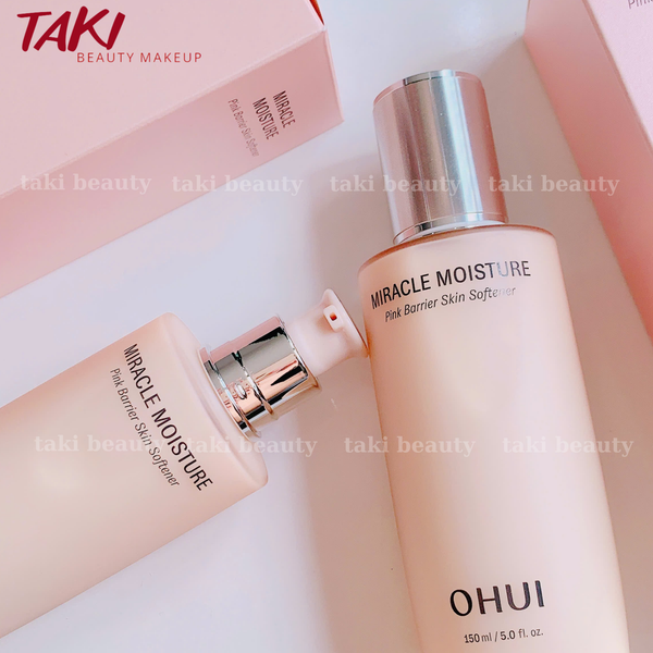 Nước Cân Bằng OHUI Miracle Moisture Pink Barrier Skin Softener 150ml