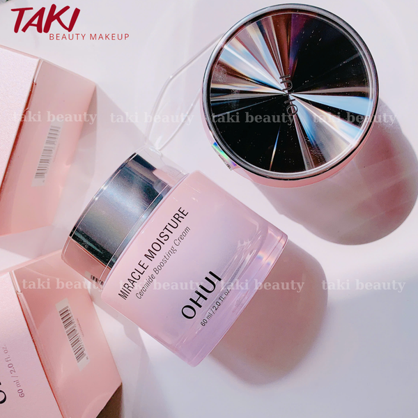 Kem Dưỡng Ẩm Căng Bóng Da Ohui Miracle Moisture Ceramide Boosting Cream 60ml