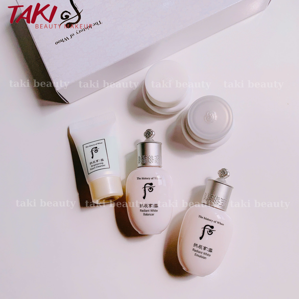 [ Tem LG ] Set Dưỡng Trắng Da Whoo Radiant White 5pcs Special Gift Kit