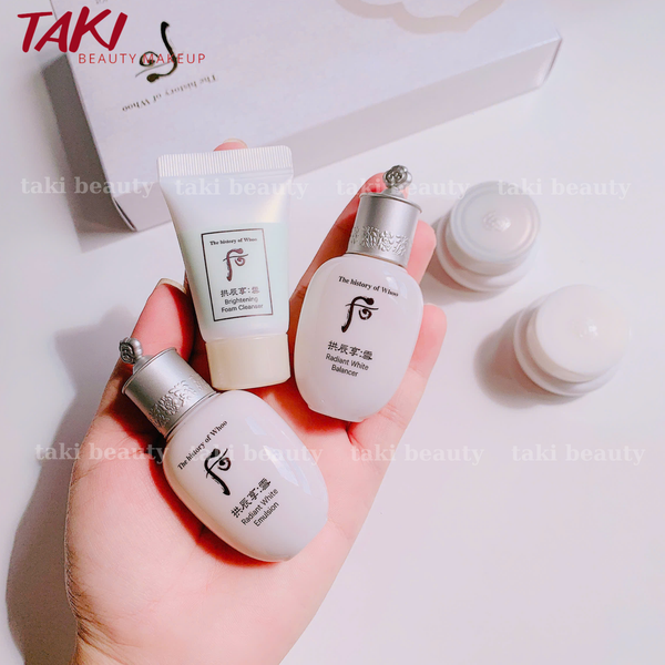 [ Tem LG ] Set Dưỡng Trắng Da Whoo Radiant White 5pcs Special Gift Kit