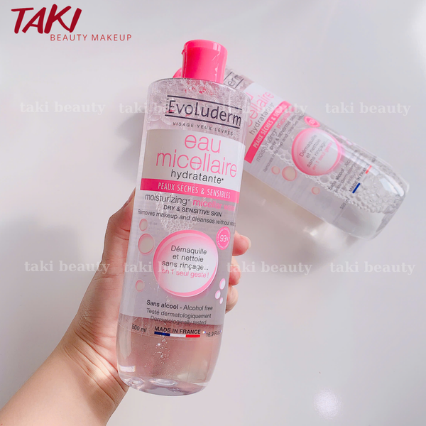 Nước Tẩy Trang Evoluderm Eau Micellaire 250ml - 500ml