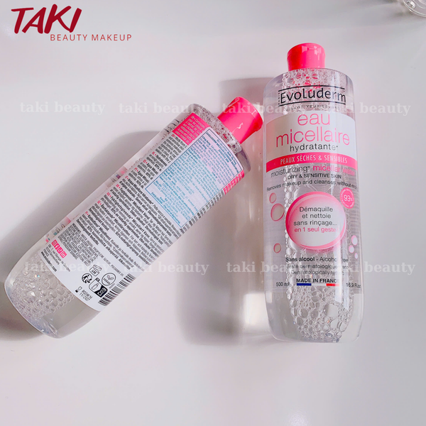 Nước Tẩy Trang Evoluderm Eau Micellaire 250ml - 500ml