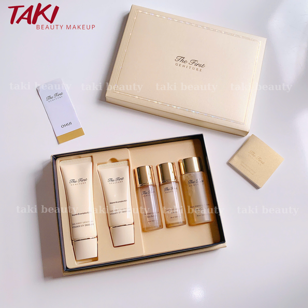 Bộ Kem Chống Nắng Tái Sinh OHUI The First Geniture Vitamin Uv Defense 5 pcs