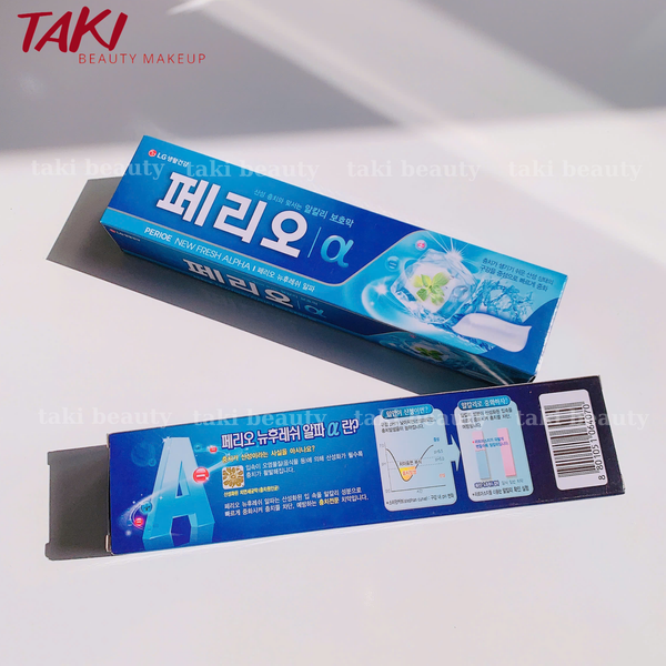 Kem Đánh Răng Làm Trắng & Ngừa Sâu Răng LG Perioe New Fresh Alpha 185g