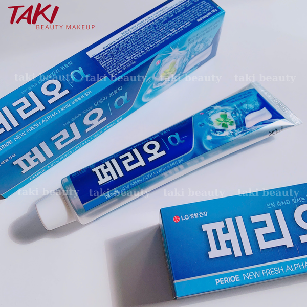 Kem Đánh Răng Làm Trắng & Ngừa Sâu Răng LG Perioe New Fresh Alpha 185g