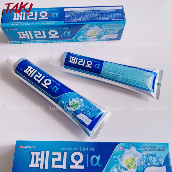 Kem Đánh Răng Làm Trắng & Ngừa Sâu Răng LG Perioe New Fresh Alpha 185g