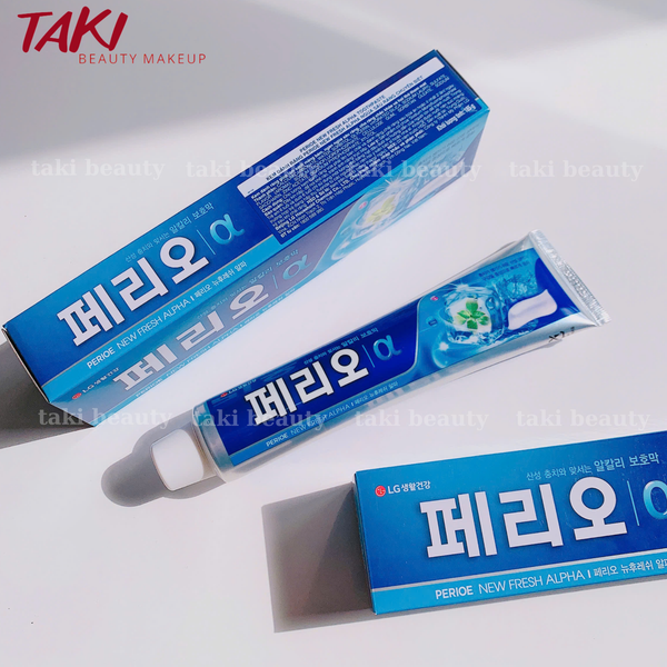 Kem Đánh Răng Làm Trắng & Ngừa Sâu Răng LG Perioe New Fresh Alpha 185g