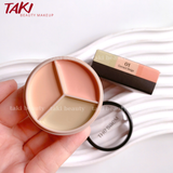  [HỘP TRÒN] Che Khuyết Điểm Triệt Sắc The Saem Cover Perfection Triple Pot Concealer 