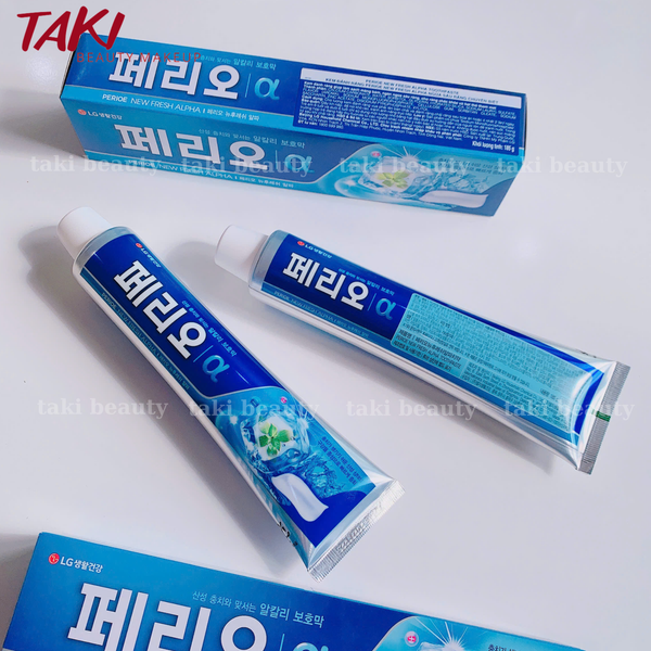 Kem Đánh Răng Làm Trắng & Ngừa Sâu Răng LG Perioe New Fresh Alpha 185g