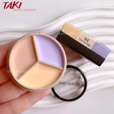  [HỘP TRÒN] Che Khuyết Điểm Triệt Sắc The Saem Cover Perfection Triple Pot Concealer 
