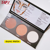  Bảng Tạo Khối Và Highlight City Color Colletction Contour Palette Contour Bronze Highlight (3 Ô) 