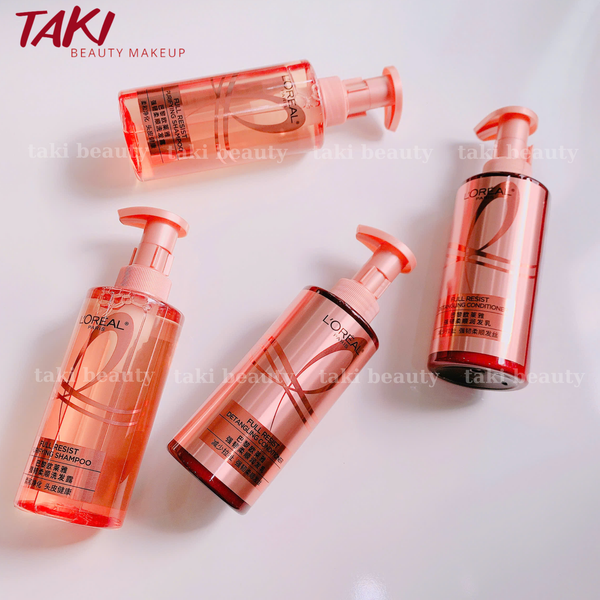 Dầu Gội và Dầu Xả LOréal Elseve Full Resist / Extraordinary Oil Smooth 400ml x 2