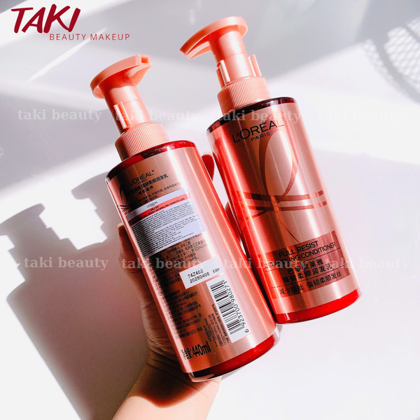 Dầu Gội và Dầu Xả LOréal Elseve Full Resist / Extraordinary Oil Smooth 400ml x 2