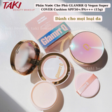  Phấn Nước Che Phủ GLAMRR GLOW/ DD/ COVER Q Vegan Super Cover Cushion SPF50+/PA+++ 