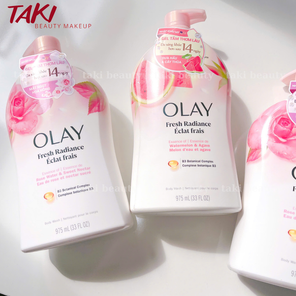 Sữa Tắm Olay Collagen Peptide -  Retinol - Hyaluronic Acid 591ml - Fresh Radiance 975ml [bản Mỹ]