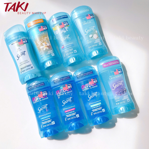 Khử Mùi Secret Dạng Gel Nhiều Mùi Hương Ngăn Mồ Hôi 73g