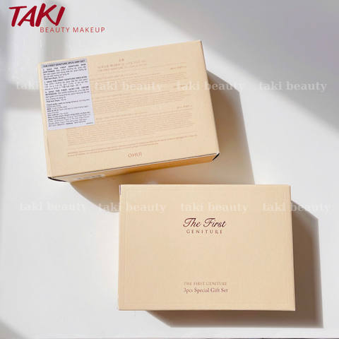 [ Tem LG ] Nước Dưỡng Da + Kem Dưỡng OHUI The First Geniture - Skin Softener 60ml / Emulsion 60ml / Cream Intensive 10ml