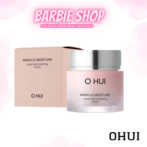 Kem Dưỡng Ẩm Căng Bóng Da Ohui Miracle Moisture Ceramide Boosting Cream 60ml