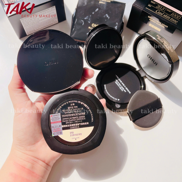 [Tem LG ] Phấn Nước Kiềm Dầu Ohui Ultimate Cover Denier Cushion