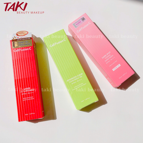 Kem chống nắng Cell Fusion C Laser - Toning - Advanced Clear Sunscreen 100 SPF 50+/PA+++