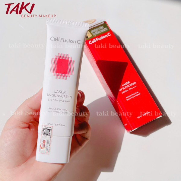 Kem chống nắng Cell Fusion C Laser - Toning - Advanced Clear Sunscreen 100 SPF 50+/PA+++