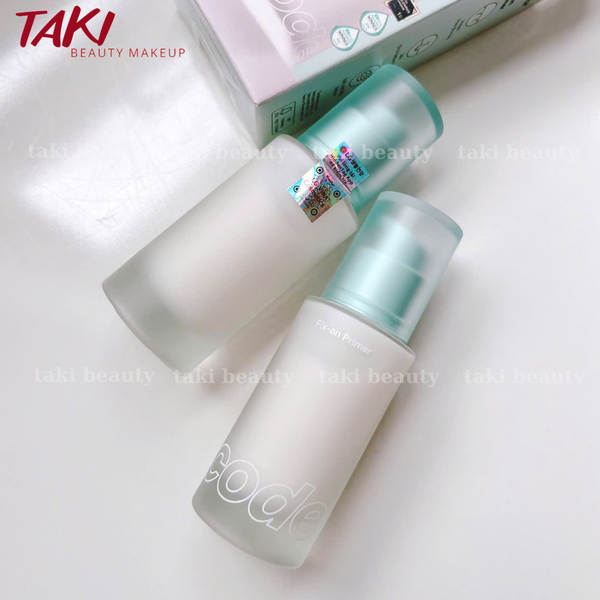 [ Tem LG ] Kem Lót Code Glokolor Kiềm Dầu, Nâng Tông Da Fix-On Primer 30ml