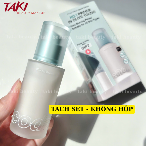 [ Tem LG ] Kem Lót Code Glokolor Kiềm Dầu, Nâng Tông Da Fix-On Primer 30ml