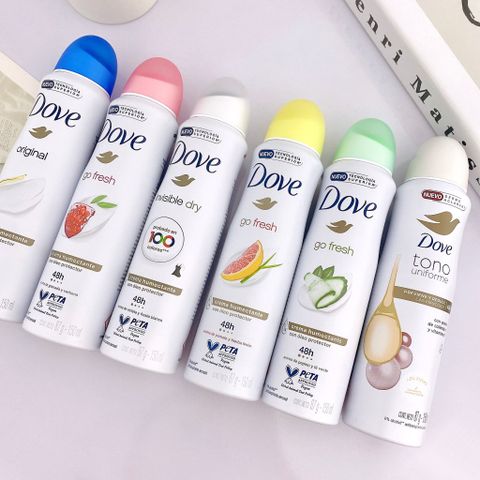 Xịt Khử Mùi Dove Go Fresh 48h 150ml