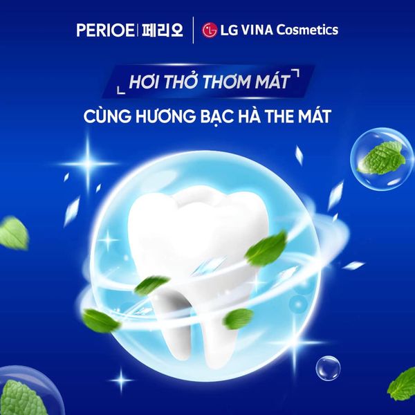 Kem Đánh Răng Làm Trắng & Ngừa Sâu Răng LG Perioe New Fresh Alpha 185g