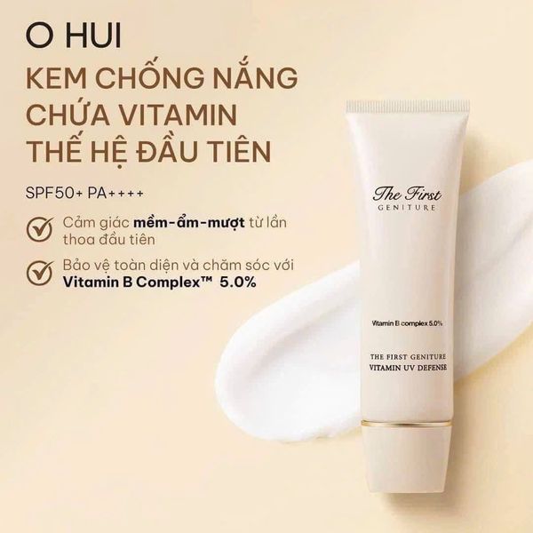 Bộ Kem Chống Nắng Tái Sinh OHUI The First Geniture Vitamin Uv Defense 5 pcs