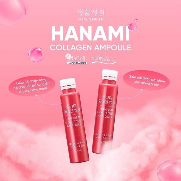 (Hàng Cty) Nước Uống Collagen Hanami Collagen Ampoule