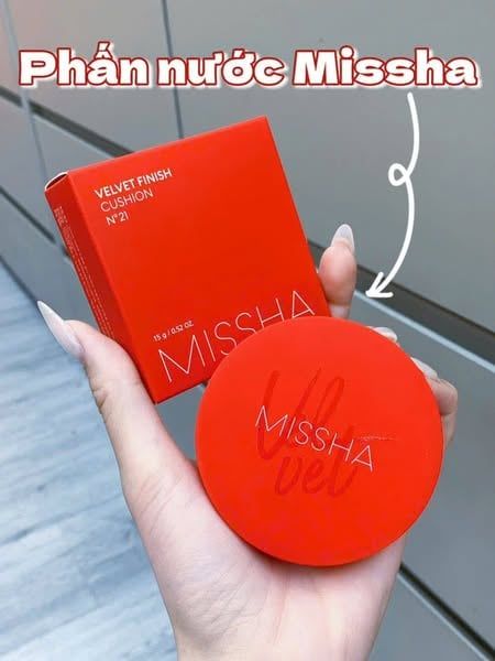 Phấn Nước Missha Velvet Finish Cushion 15g (Hộp Đỏ)