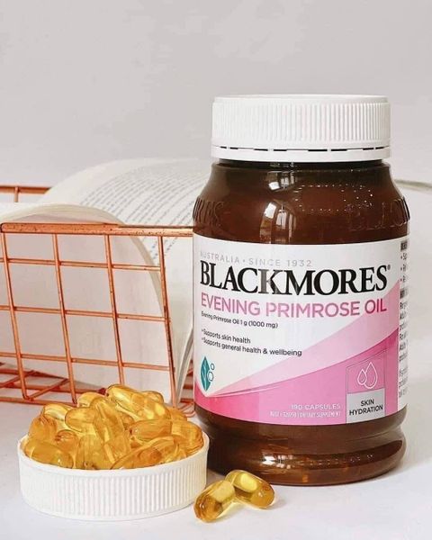 [Hàng Công Ty]  Viên Uống Dưỡng Da Tinh Dầu Hoa Anh Thảo Blackmores Evening Primrose Oil 190 Viên