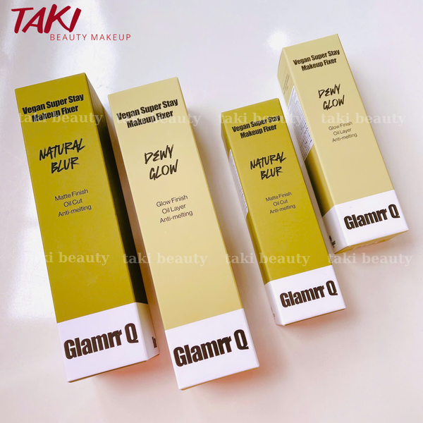Xịt Khóa Nền Thuần Chay Glamrr Q Vegan Super Stay Makeup Fixer 50ml/130ml