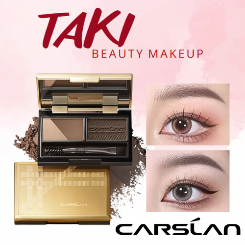  Phấn Bột Kẻ Chân Mày Carslan Double Effect 3g 
