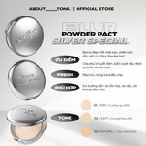  Phấn Phủ Nén Hàn Quốc Eglips About Tone Blur Powder Pact 8g Mẫu Mới [Đen 01- 02- Trắng- Hồng] 