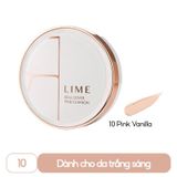  Phấn Nước Lime - Phấn Nước Kiềm Dầu,Che Phủ Tốt Lime Real Cover Pink + V Collagen Ample Cushion SPF50+ PA+++(10- 20) 